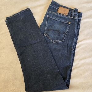 Mavi Indigo Blue Jeans Zach Straight Leg